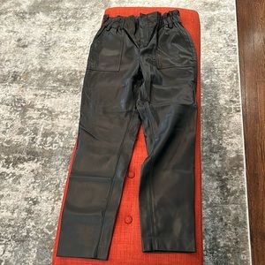 BlankNYC trash bag leather pants